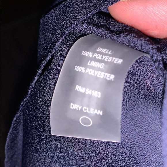 Tommy Hilfiger navy floral chiffon dress! - Picture 6 of 6